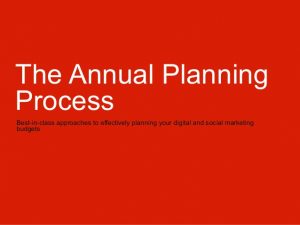 operating budget template the annual planning process socialdigital media