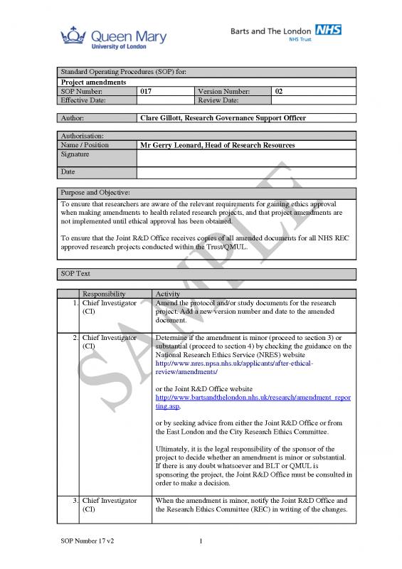 operating manual template