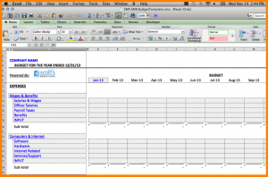 operating plan template operating budget template budget