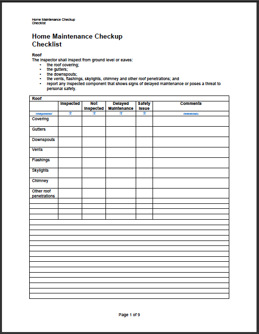 operation manual templates