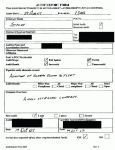 operational manual template aa appendix f