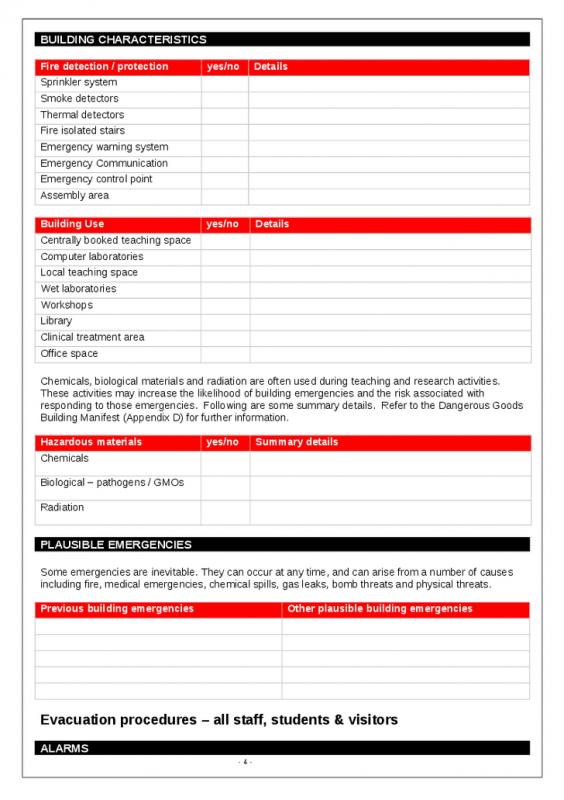 Operations Manual Template Template Business