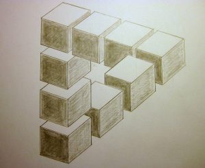 optical illusion drawings illusion