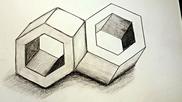 optical illusions drawings