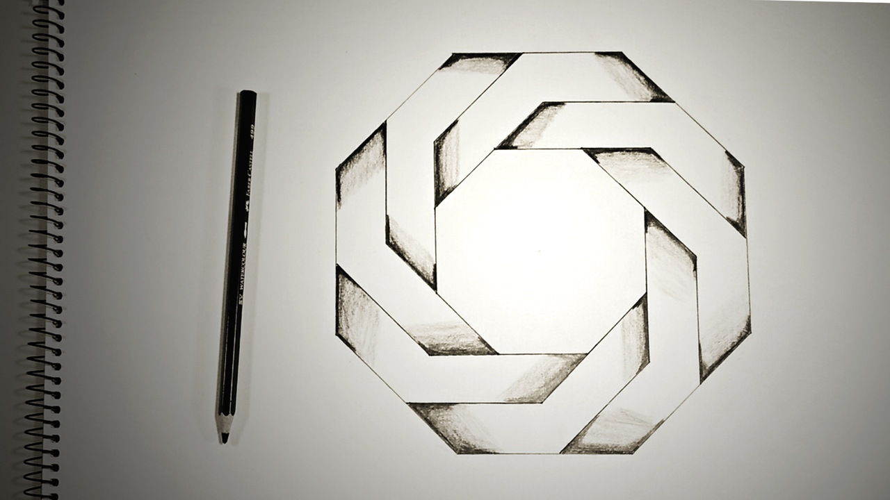 optical illusions drawings