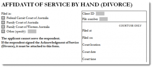 order form example divorce affidavit