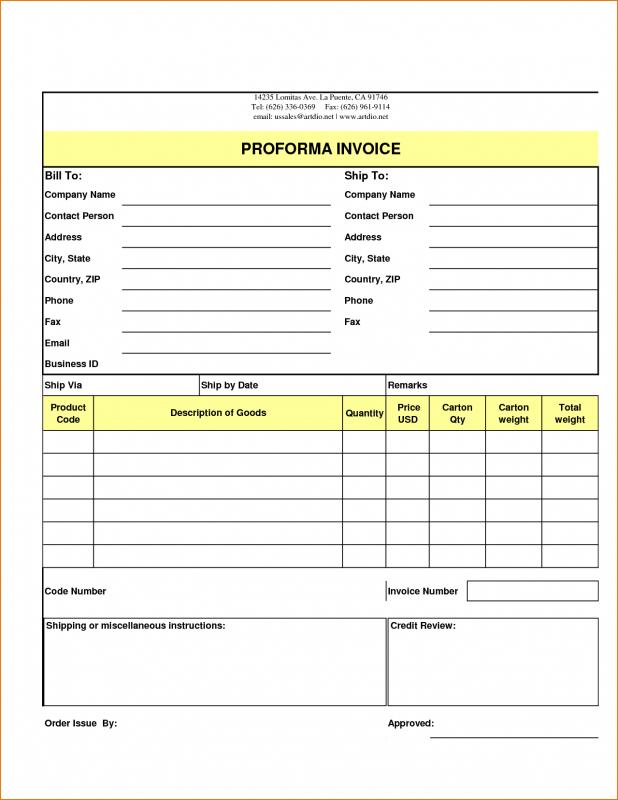 order form template excel