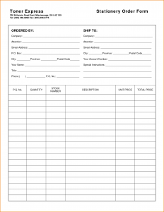 order form template excel order form template excel