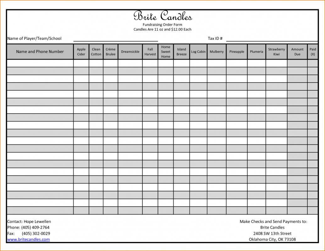 order form template excel