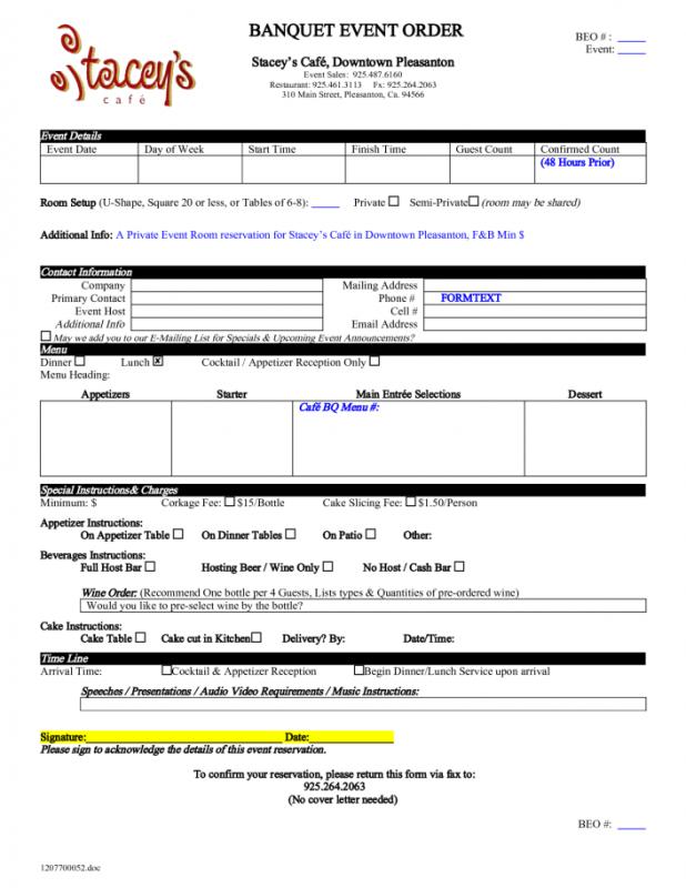 order form template word