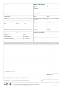 order sheet template rmi web