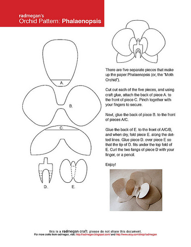 paper flower template pdf