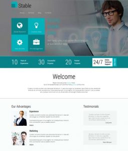 parallax website template free html responsive template for consulting firm