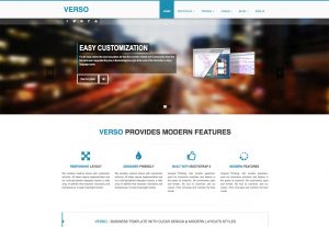 parallax website template temp