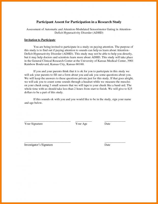 parental consent form