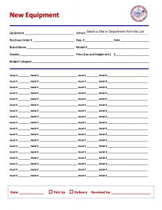 parental consent form template asset new equipment form