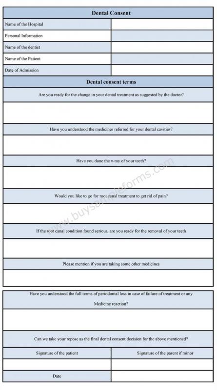 Parents Consent Form | Template Business