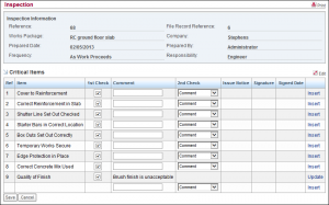 party plan template itp updateinspection