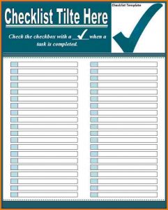 party planning template checklist template excel checklist template