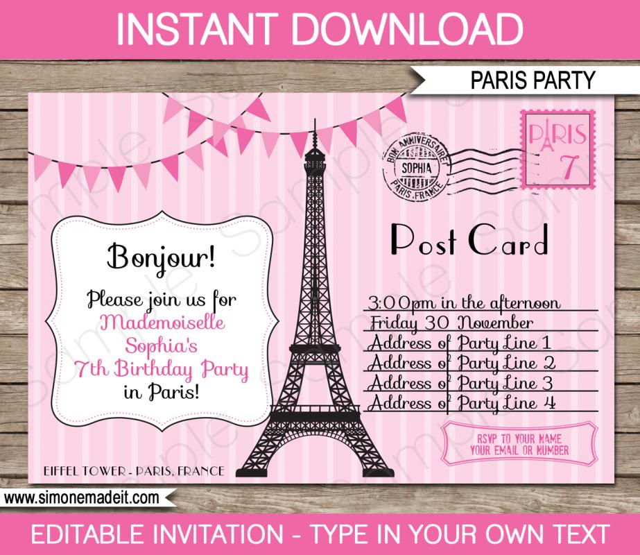 passport invitations templates