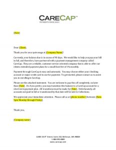 past due invoice letter carecap day past due letter generic