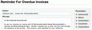 past due invoice letter manual reminder editor