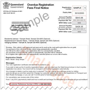 past due invoice letter overdue registration