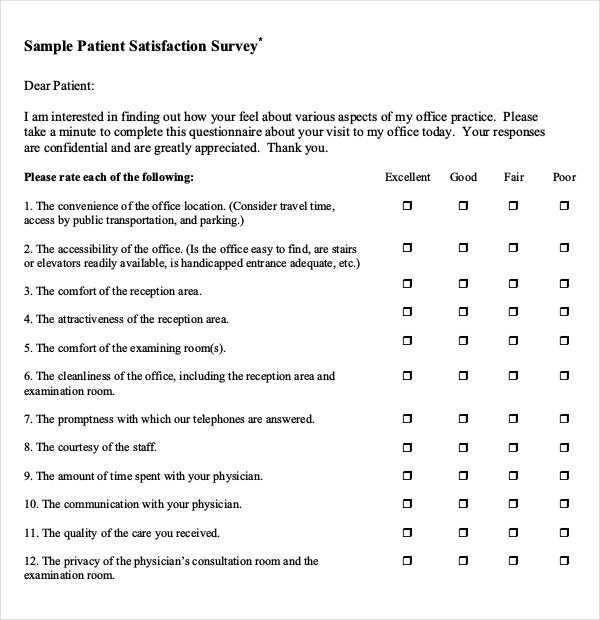 Patient Satisfaction Questionnaire