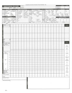 patient sign in sheets anesthesia record form complex form