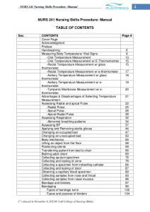 patient sign in sheets nursing skills procedure manualdrjma