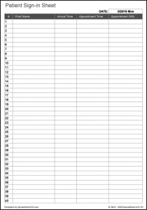 patient sign in sheets patient sign in sheets patient sign in sheet template lg