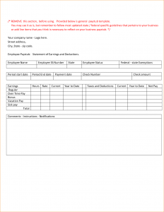 pay stub template excel pay stub template excel