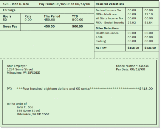 pay stub template pdf