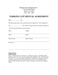 pay stub template pdf parking lot agreement template