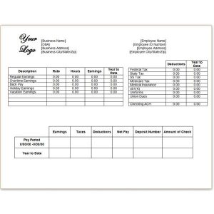 paycheck stub template dbafdcbbbccfa large