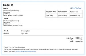 payment receipt sample online receipt