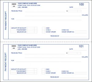 payment receipt template payment receipt form