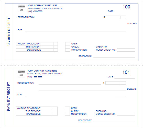 payment receipt template