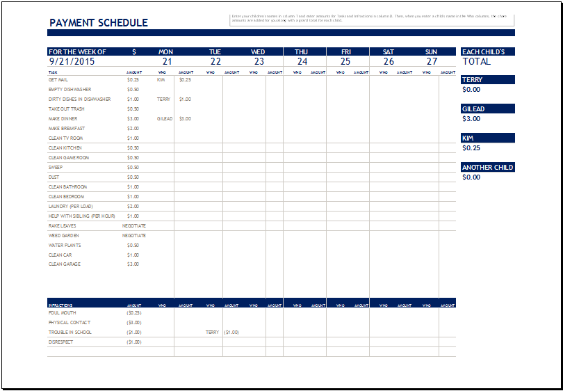 payment-schedule-template-template-business