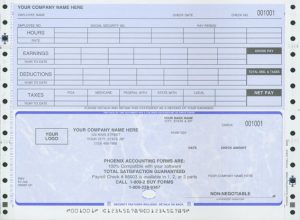 payroll check template check