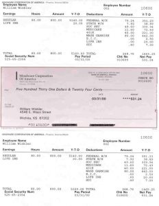 payroll check template pr chk