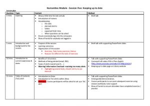 pe lesson plan template lesson plan session five keeping up to date