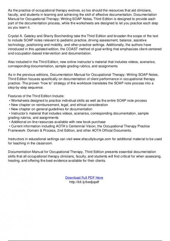 Pediatric Soap Note Template Business