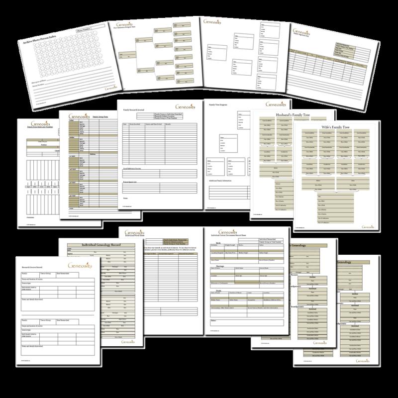 pedigree chart template