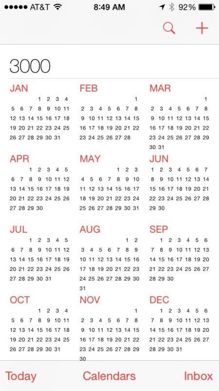 perpetual calendar template