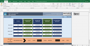 personal check template family age calculator excel template