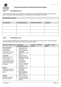 personal development plans examples performance appraisal and development plan template