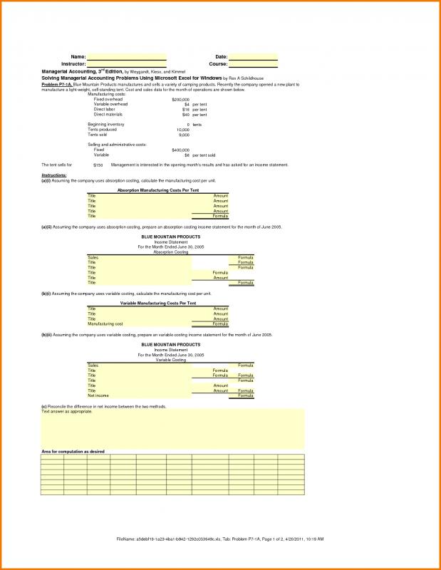 personal income statement template