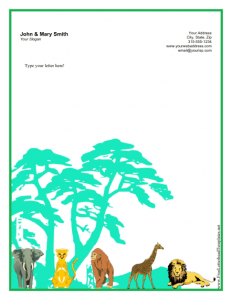 personal letterhead template personal letterhead jungle