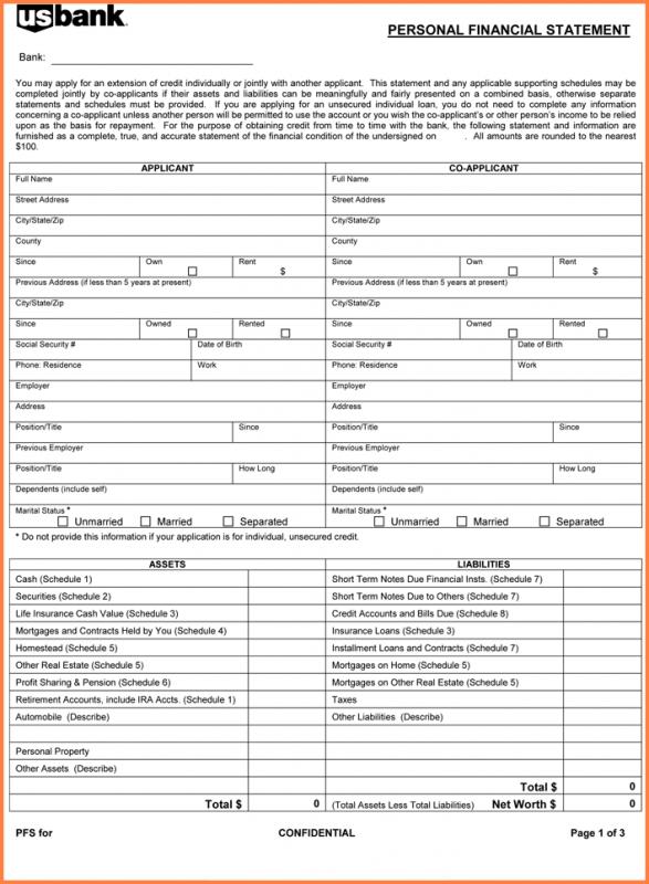 personal loan template